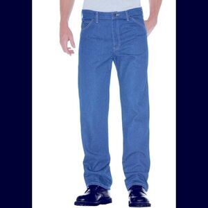 Dickies regular straight Fit Work Jeans Blue 46x32